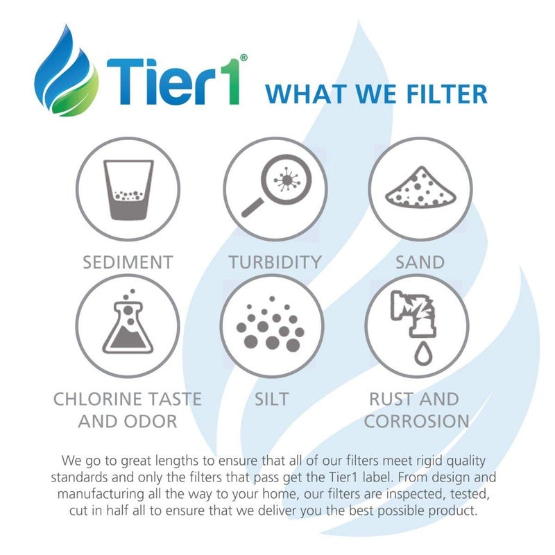 Tier1 Undersink Water Filter Replacement for GE FQSVF, GXSV65, GNSV70, GNSV75 - Carbon Block Media Reduces Chlorine and Other Water Contaminants - 4 Pack - Image 5